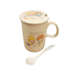 Kiki & Lala Mug Cup Spoon little twin Star Kawaii Vintage 1970's Sanrio Coffee